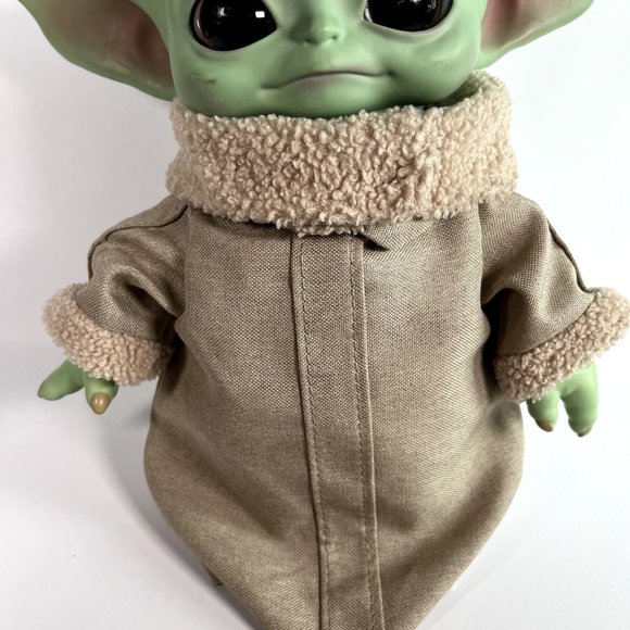 Baby Yoda #1 Grogu The Child Star Wars Mandalorian Doll Beanbag Bottom 11" Plush - Picture 3 of 16